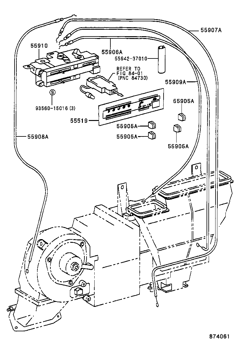  DYNA 200 |  HEATING AIR CONDITIONING CONTROL AIR DUCT