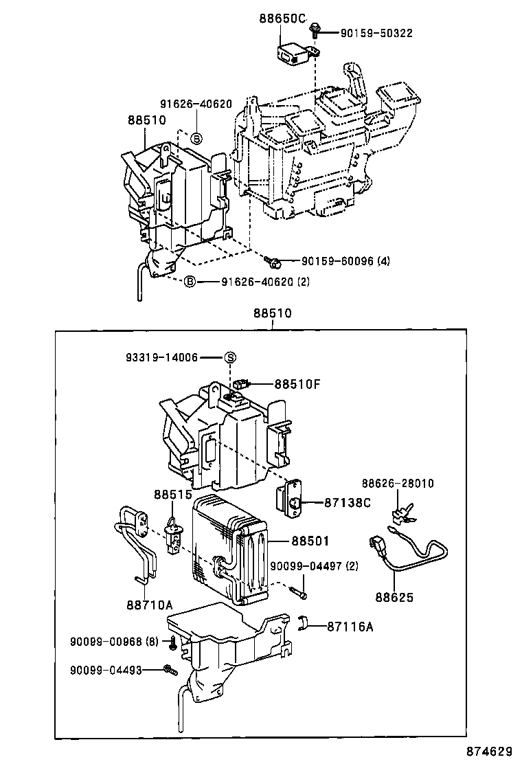  DYNA |  HEATING AIR CONDITIONING COOLER UNIT