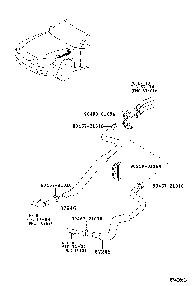  CAMRY |  HEATING AIR CONDITIONING WATER PIPING