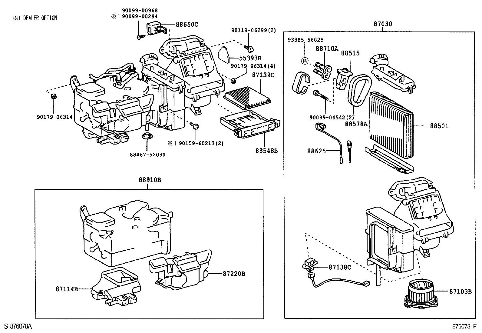  YARIS |  HEATING AIR CONDITIONING COOLER UNIT