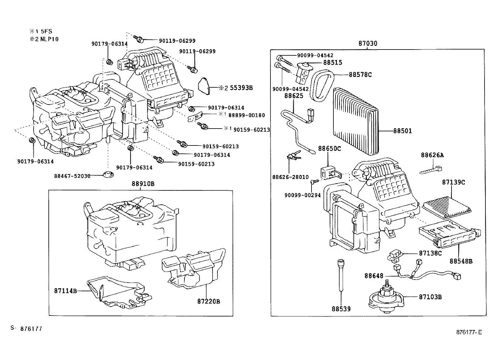  YARIS |  HEATING AIR CONDITIONING COOLER UNIT