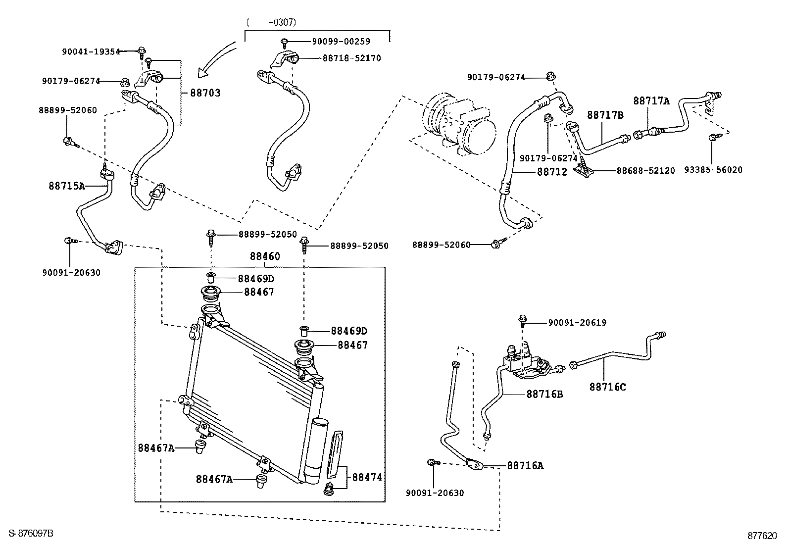  YARIS |  HEATING AIR CONDITIONING COOLER PIPING