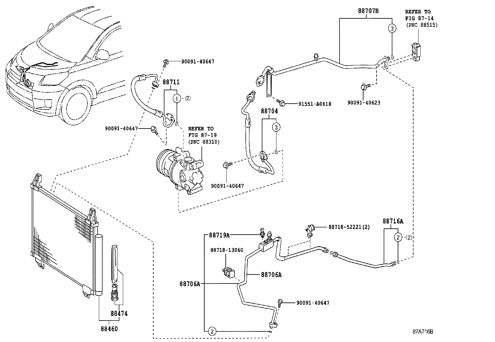  URBAN CRUISER |  HEATING AIR CONDITIONING COOLER PIPING