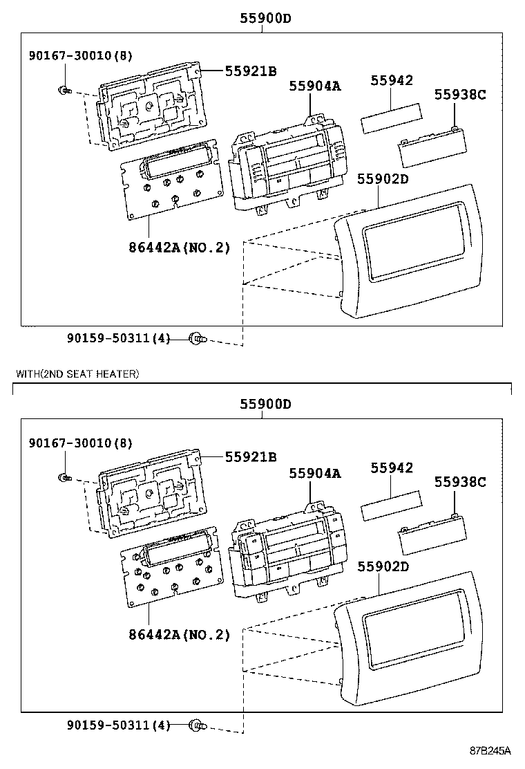  GX460 |  HEATING AIR CONDITIONING CONTROL AIR DUCT