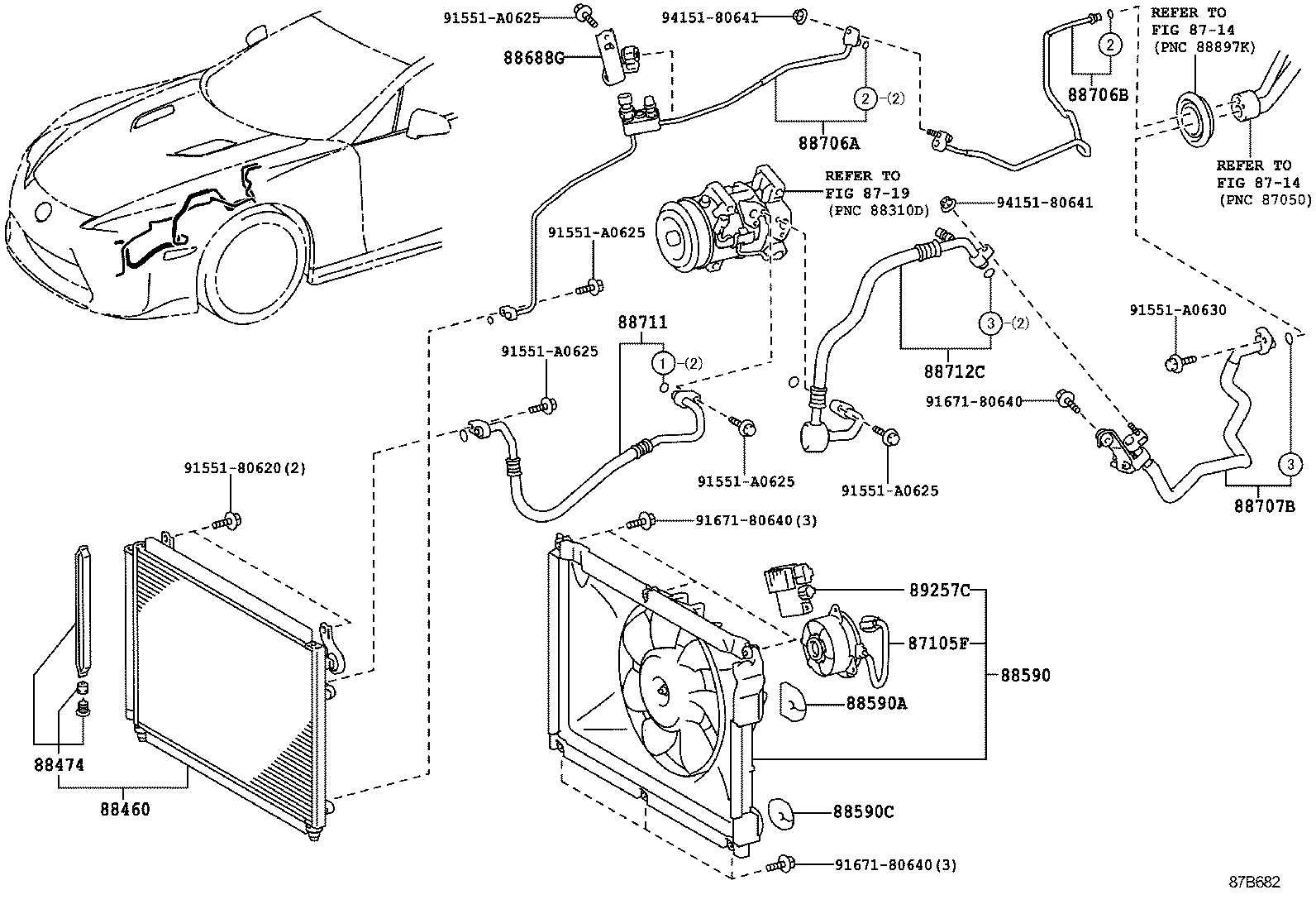  LFA |  HEATING AIR CONDITIONING COOLER PIPING