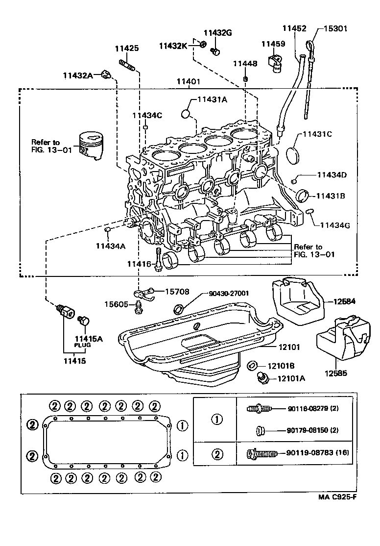  HIACE VAN COMUTER |  CYLINDER BLOCK