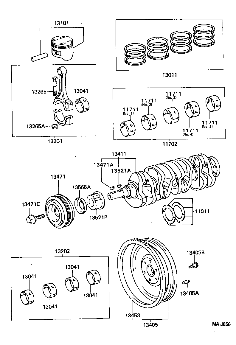  RAV4 |  CRANKSHAFT PISTON