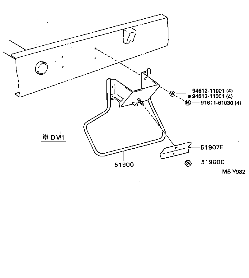  DYNA 200 |  SPARE WHEEL CARRIER