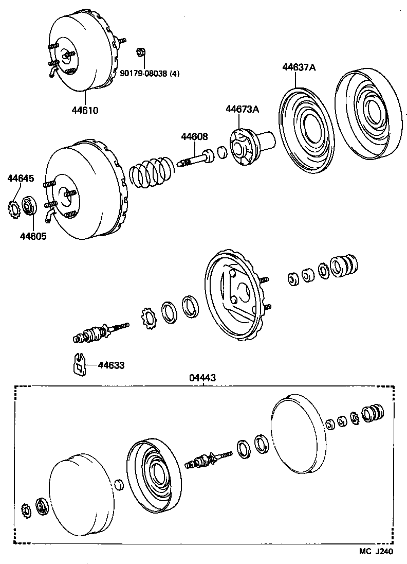  HIACE VAN COMUTER |  BRAKE BOOSTER VACUUM TUBE