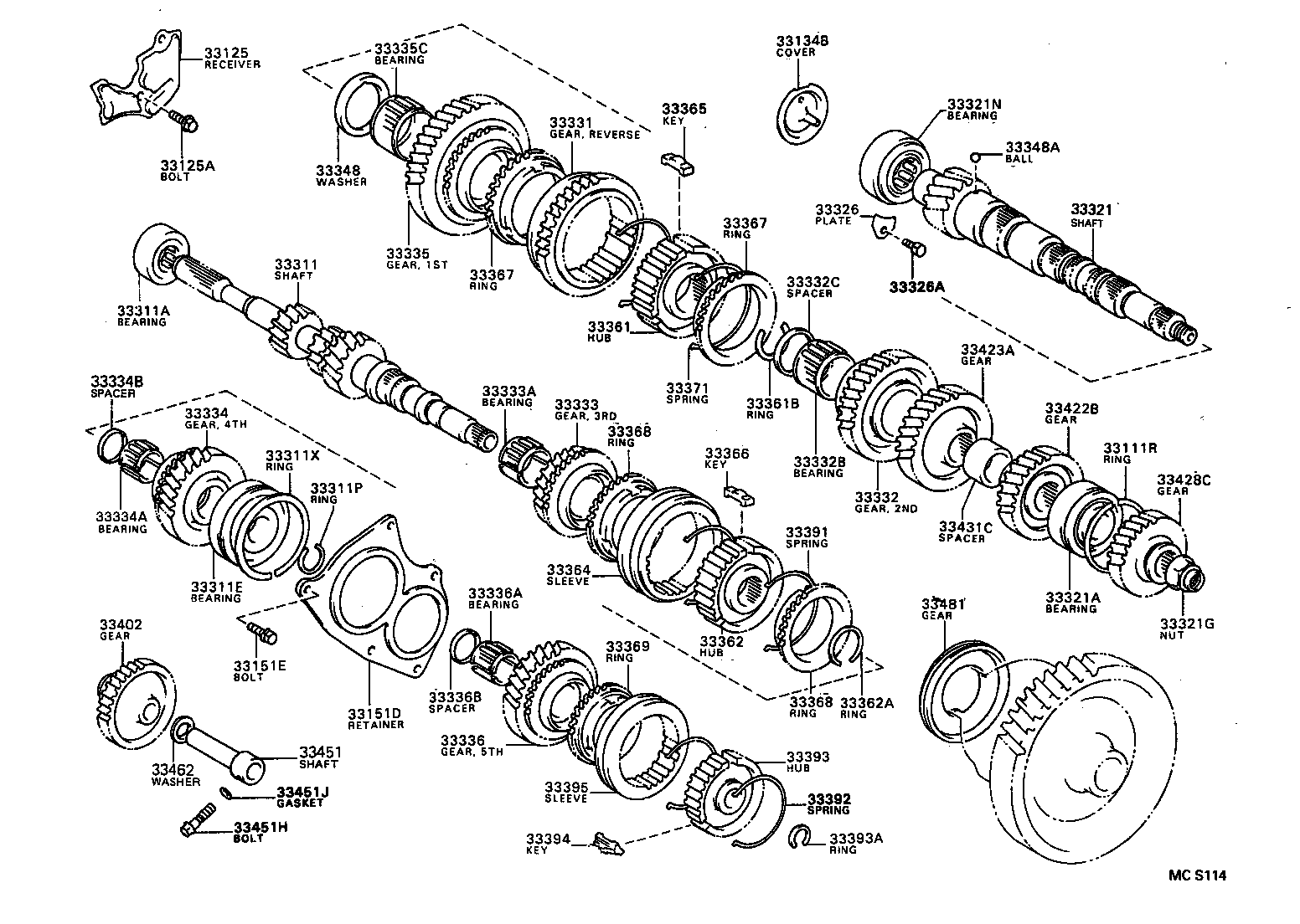  YARIS |  TRANSMISSION GEAR MTM