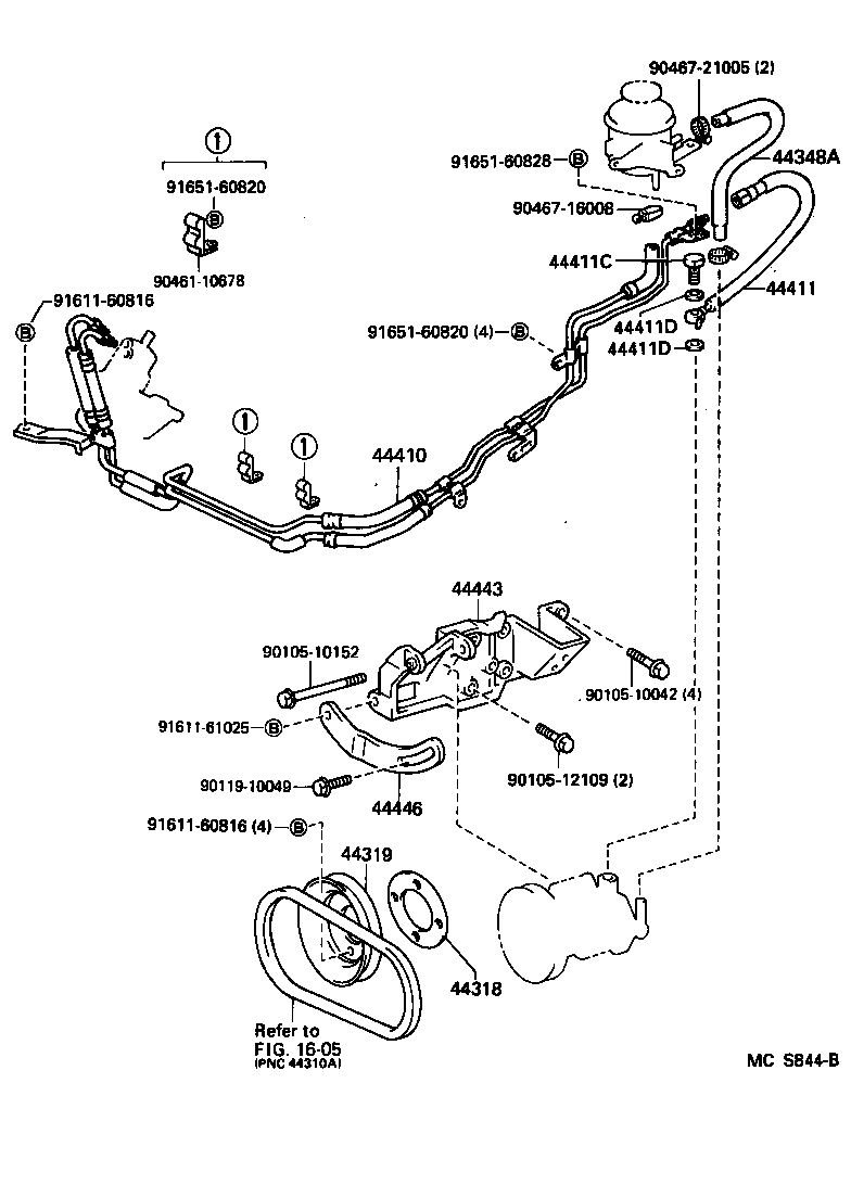  DYNA 100 |  POWER STEERING TUBE