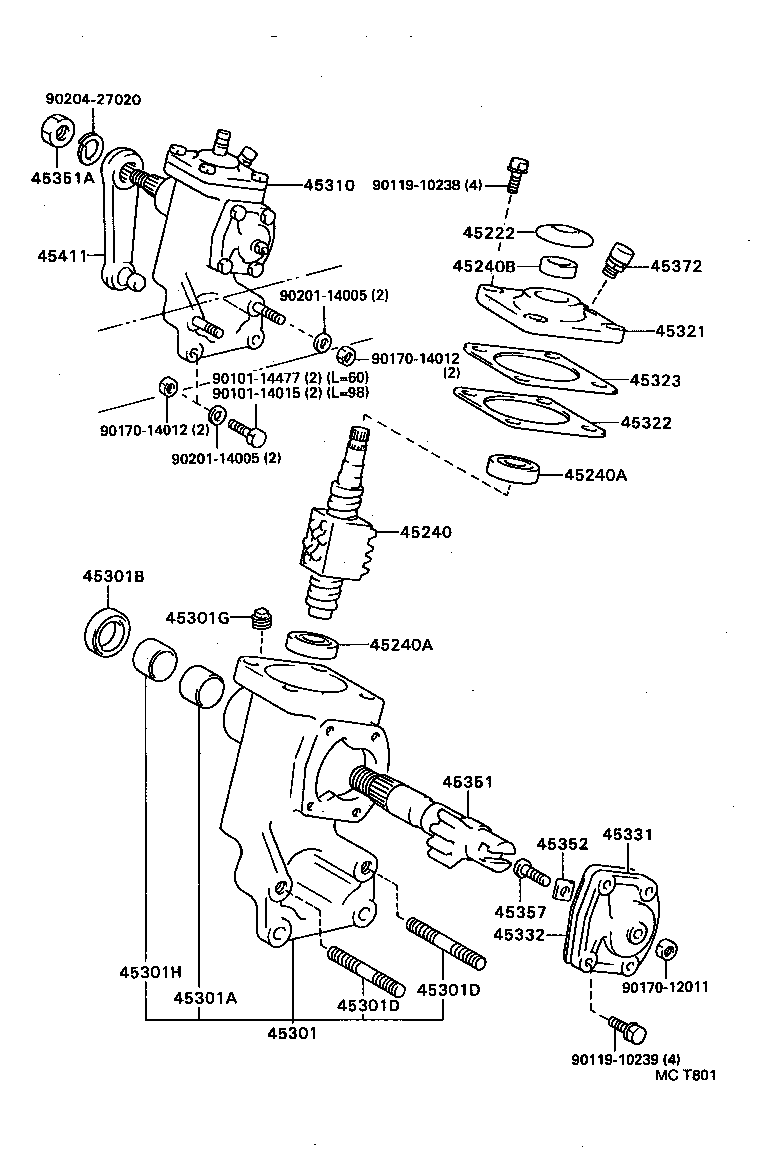  DYNA 200 |  FRONT STEERING GEAR LINK