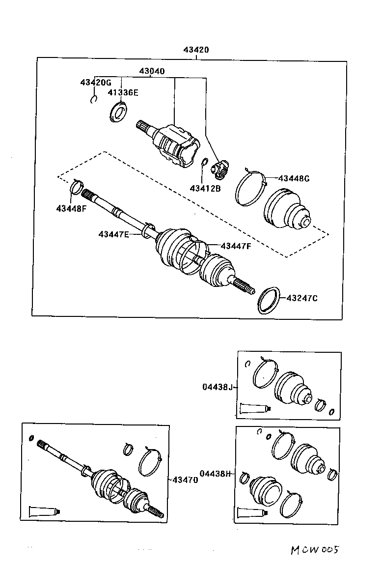  RAV4 |  FRONT DRIVE SHAFT