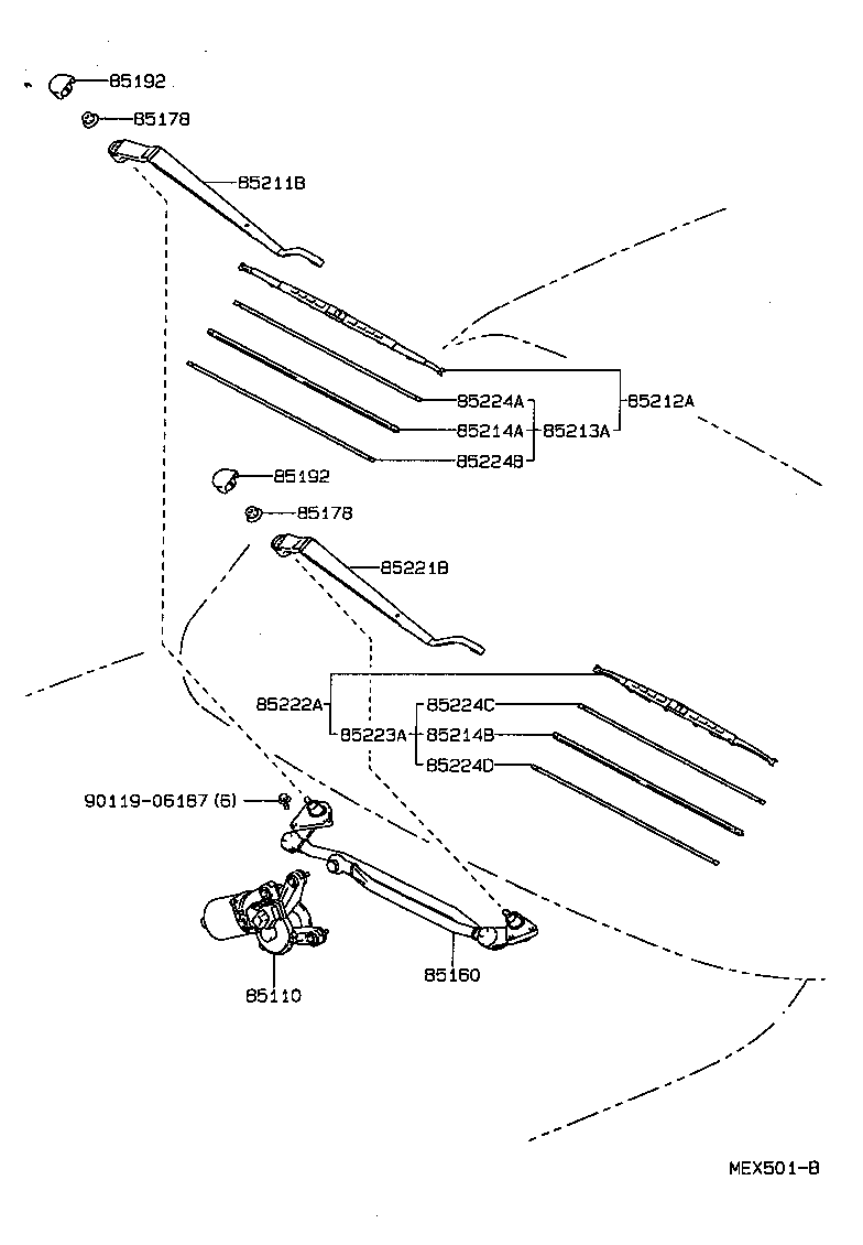  RAV4 |  WINDSHIELD WIPER