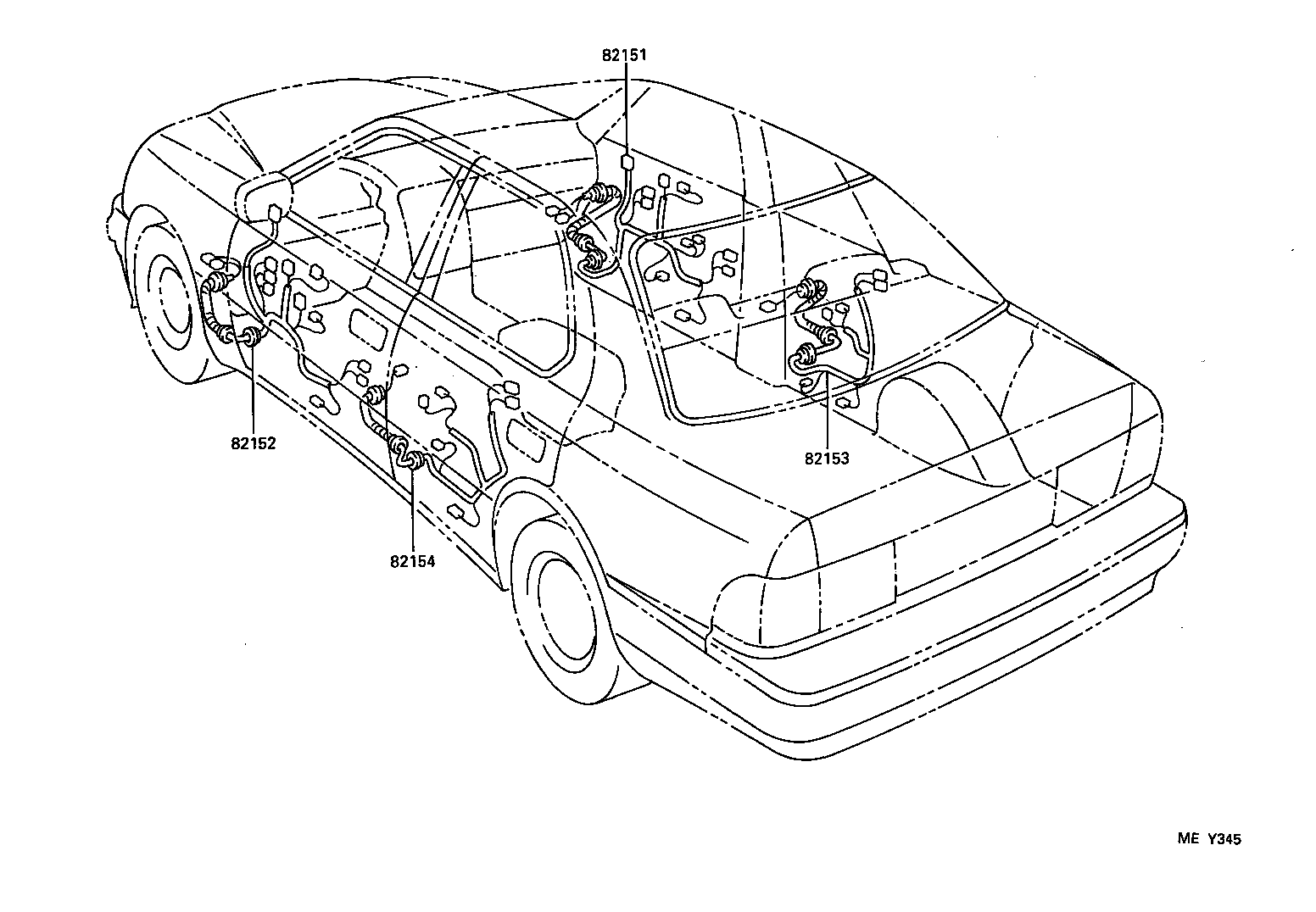  LS400 |  WIRING CLAMP