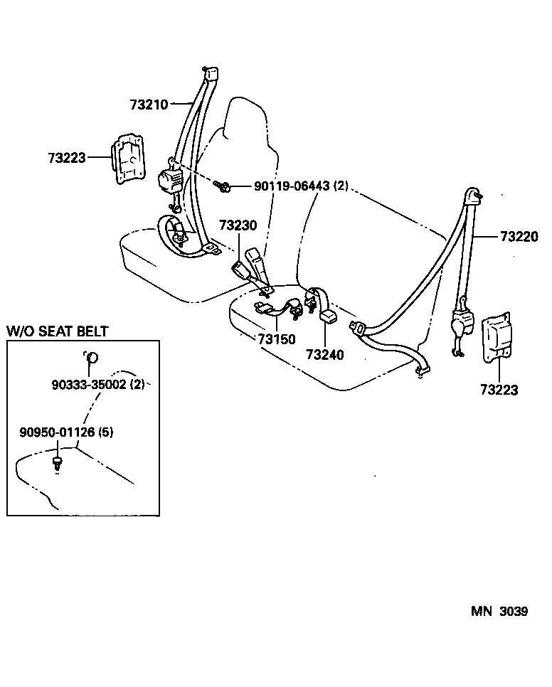  DYNA 100 |  SEAT BELT