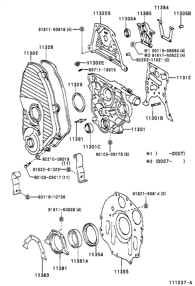  DYNA 150 |  TIMING GEAR COVER REAR END PLATE
