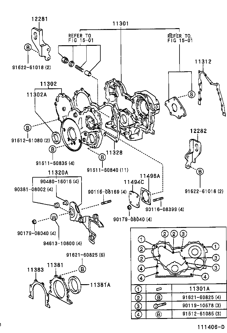  DYNA200 |  TIMING GEAR COVER REAR END PLATE