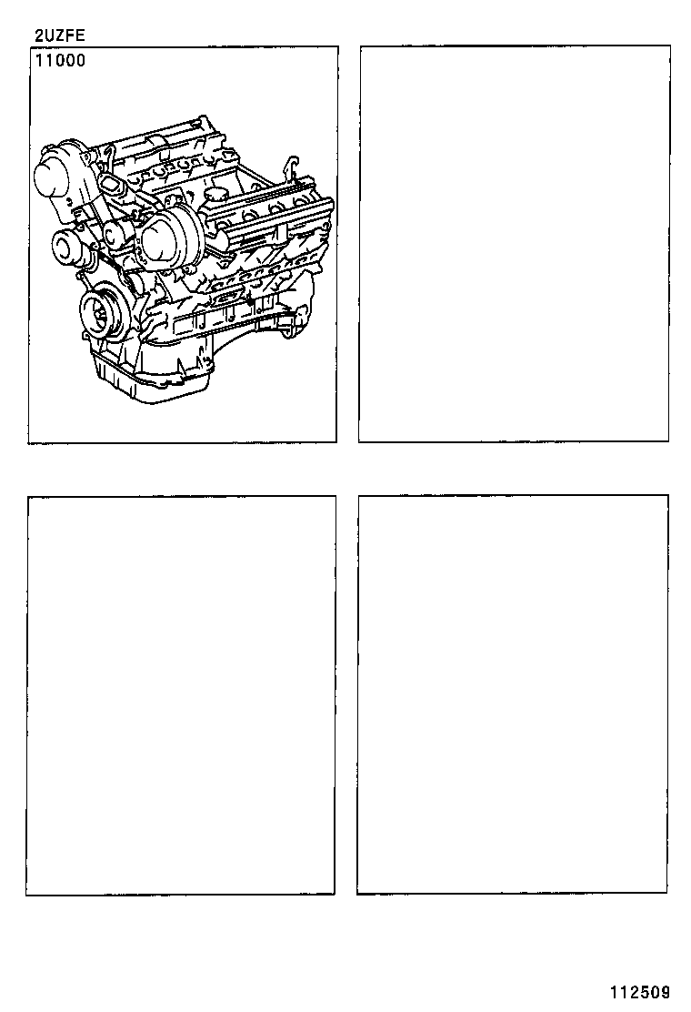  LX470 |  PARTIAL ENGINE ASSEMBLY