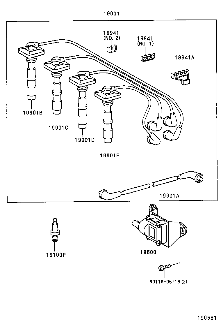  AVENSIS |  IGNITION COIL SPARK PLUG