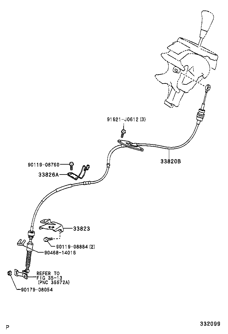  RX300 330 350 |  SHIFT LEVER RETAINER