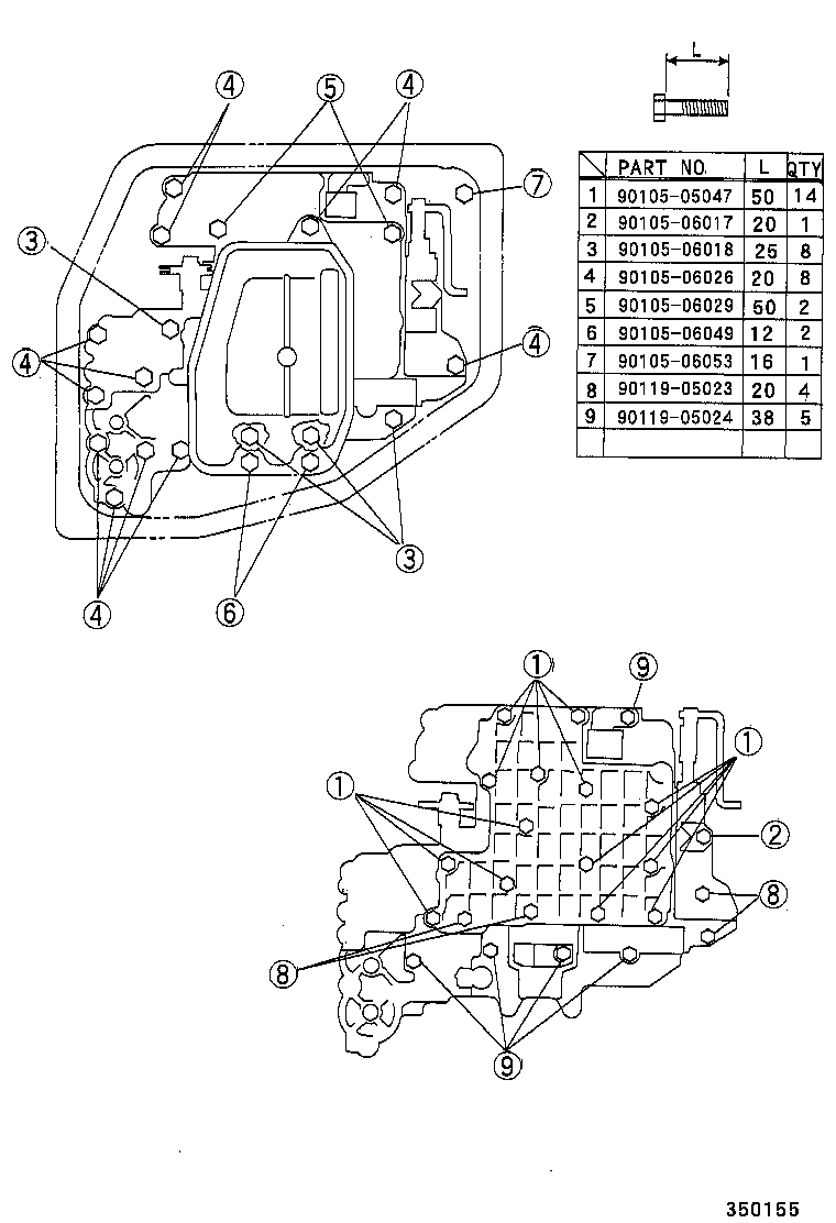  AVENSIS |  VALVE BODY OIL STRAINER ATM