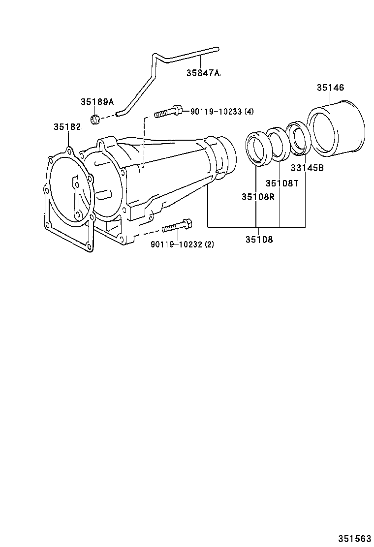  IS200 300 |  EXTENSION HOUSING ATM