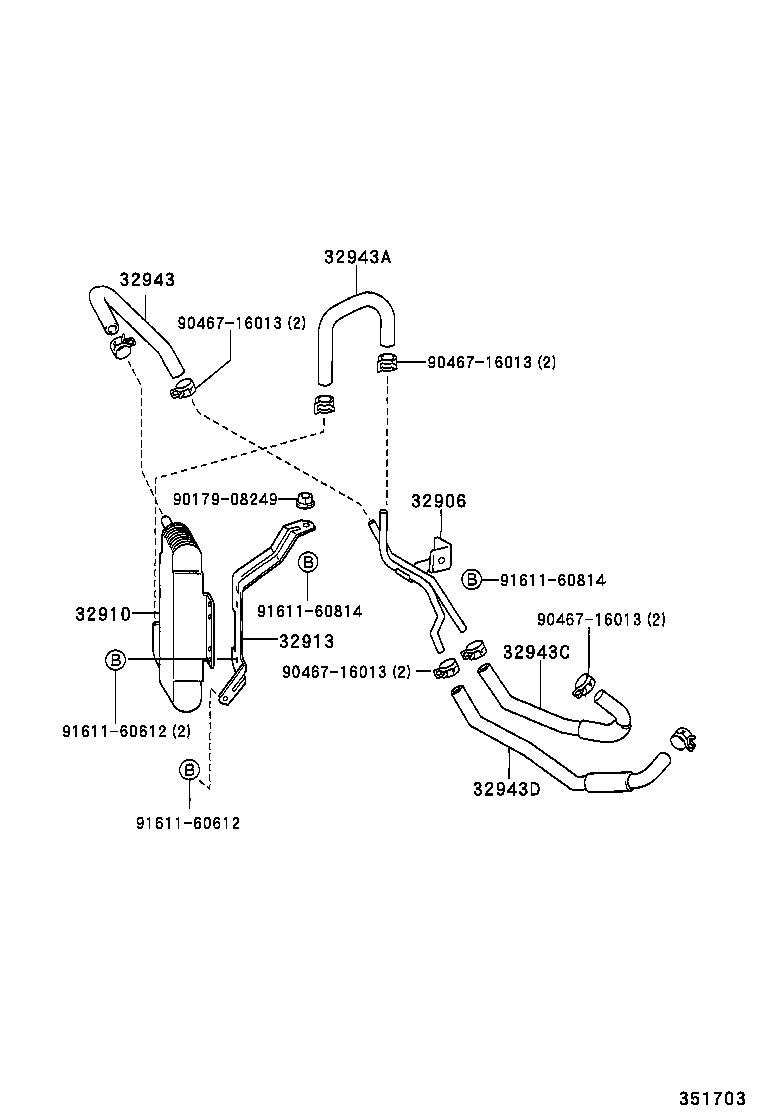  IS200 300 |  OIL COOLER TUBE ATM