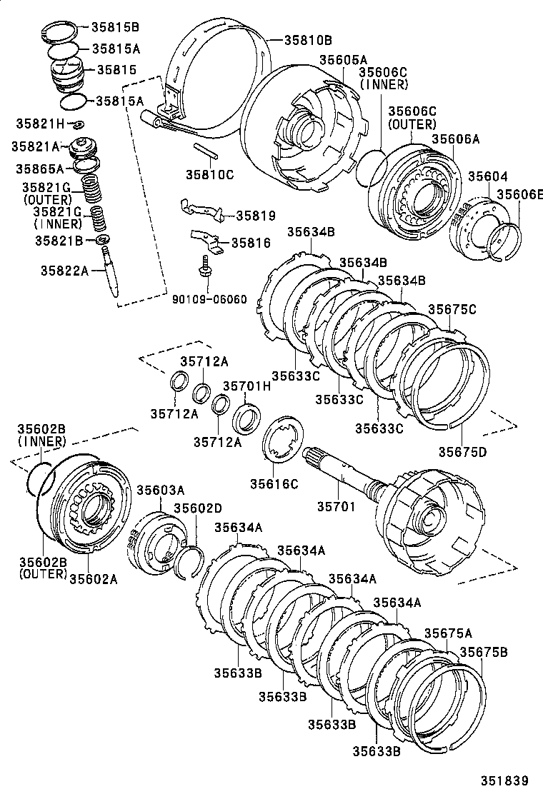  CELICA |  BRAKE BAND MULTIPLE DISC CLUTCH ATM