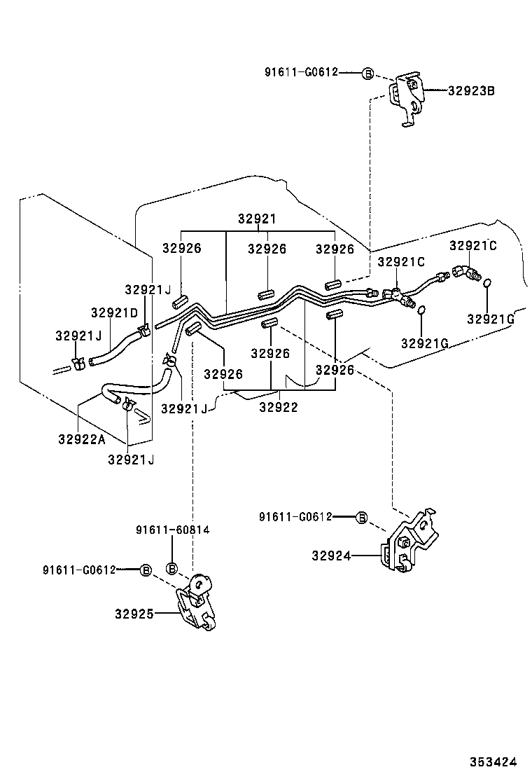  HILUX |  OIL COOLER TUBE ATM