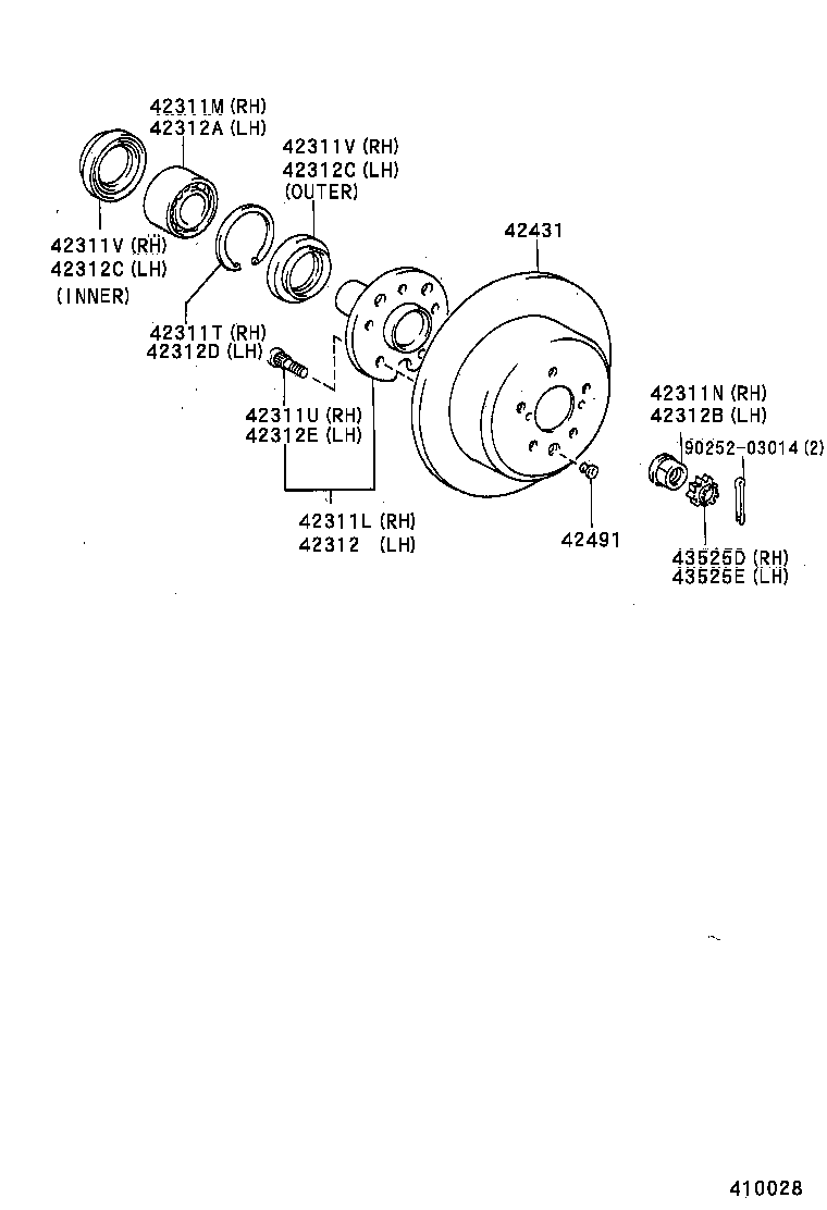  CELICA |  REAR AXLE SHAFT HUB