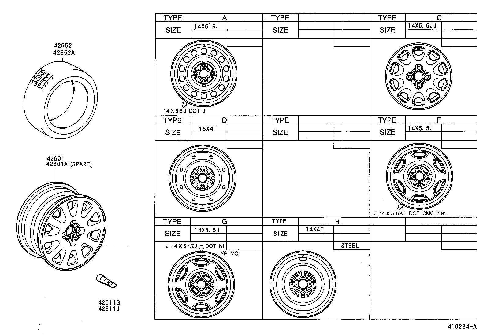  COROLLA |  DISC WHEEL WHEEL CAP