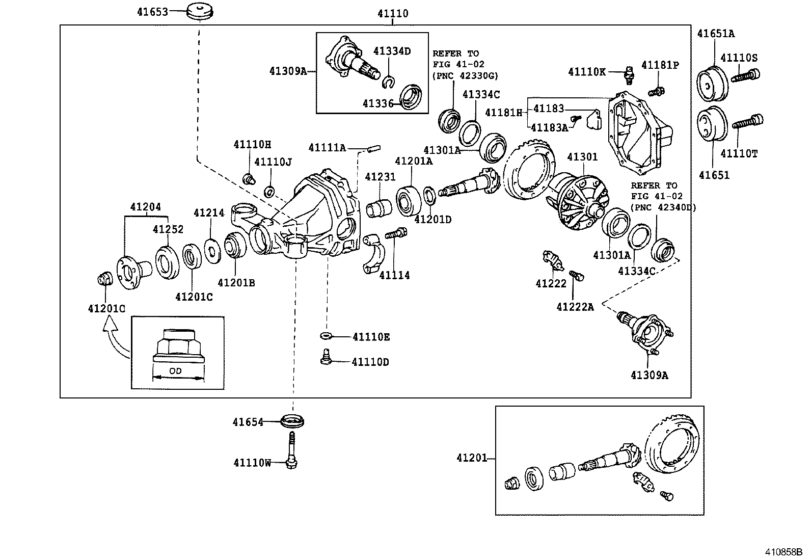  IS200 300 |  REAR AXLE HOUSING DIFFERENTIAL