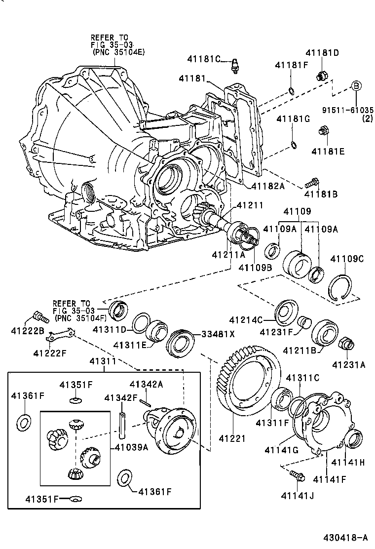  CAMRY JPP |  FRONT AXLE HOUSING DIFFERENTIAL