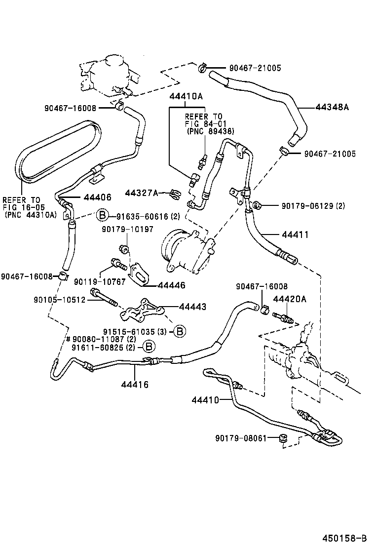  CAMRY |  POWER STEERING TUBE