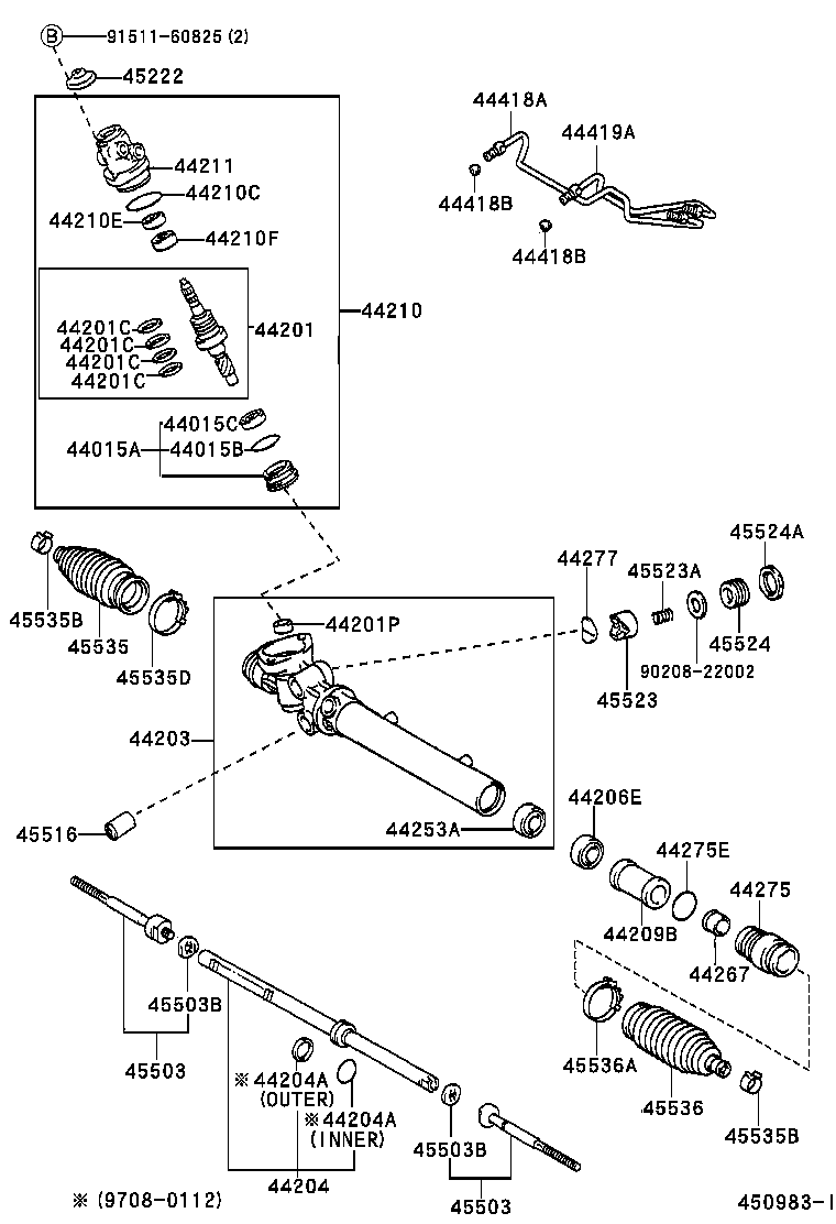  GS300 430 |  FRONT STEERING GEAR LINK