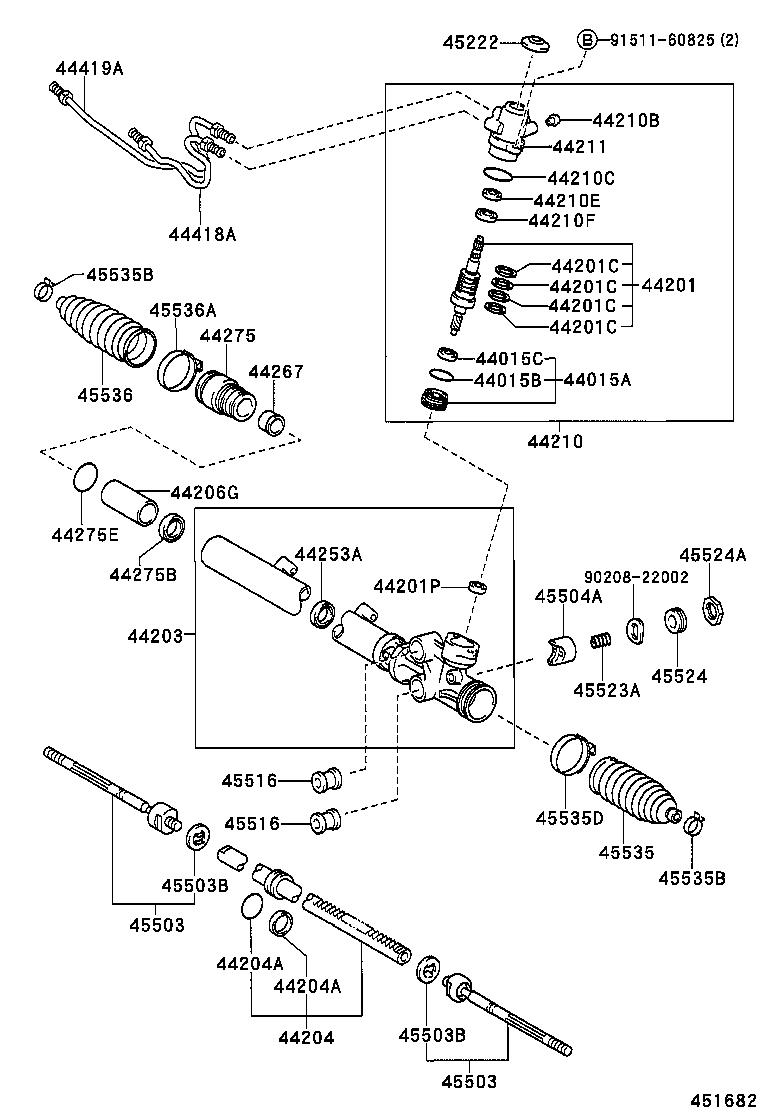  IS200 300 |  FRONT STEERING GEAR LINK