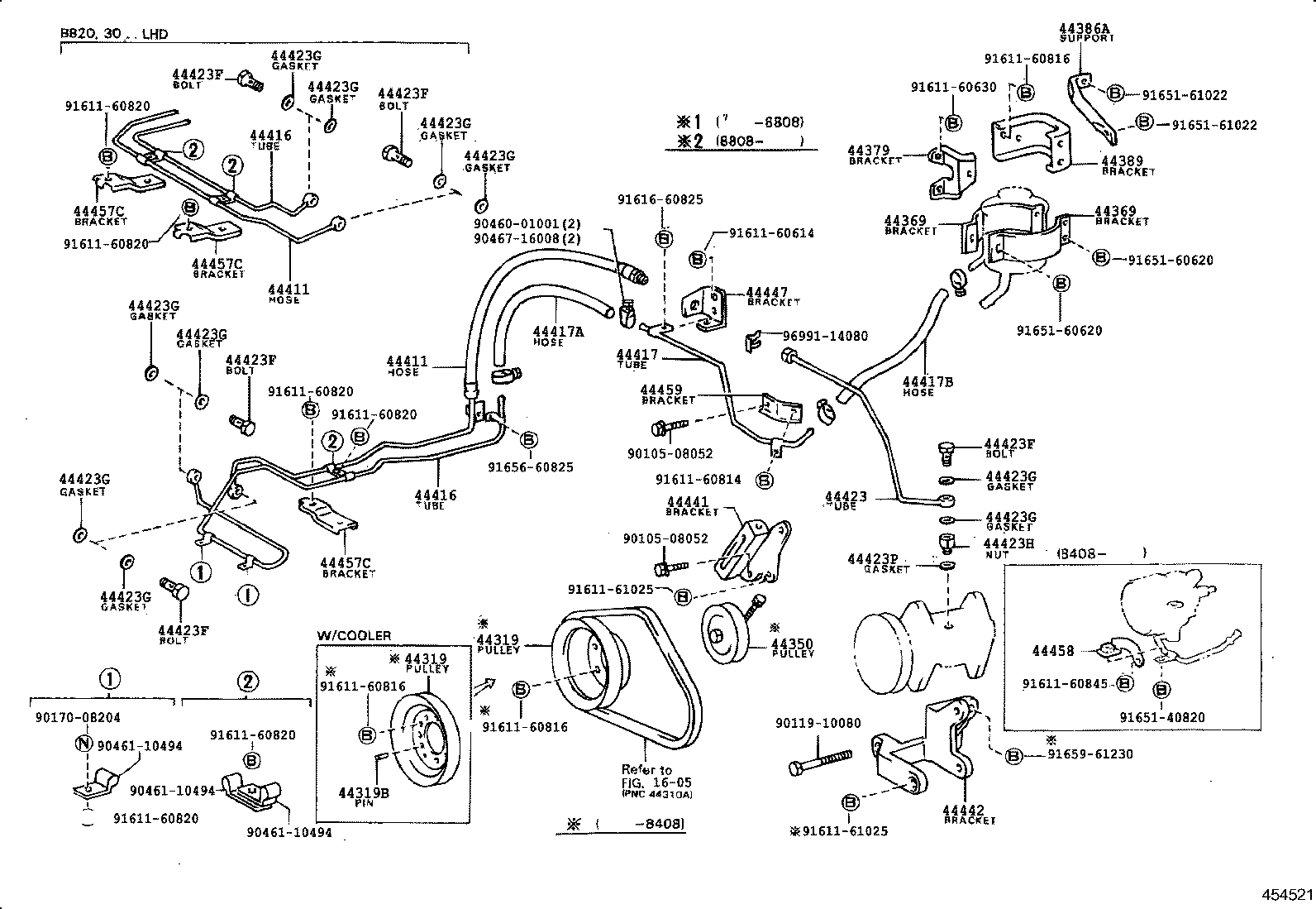  COASTER |  POWER STEERING TUBE