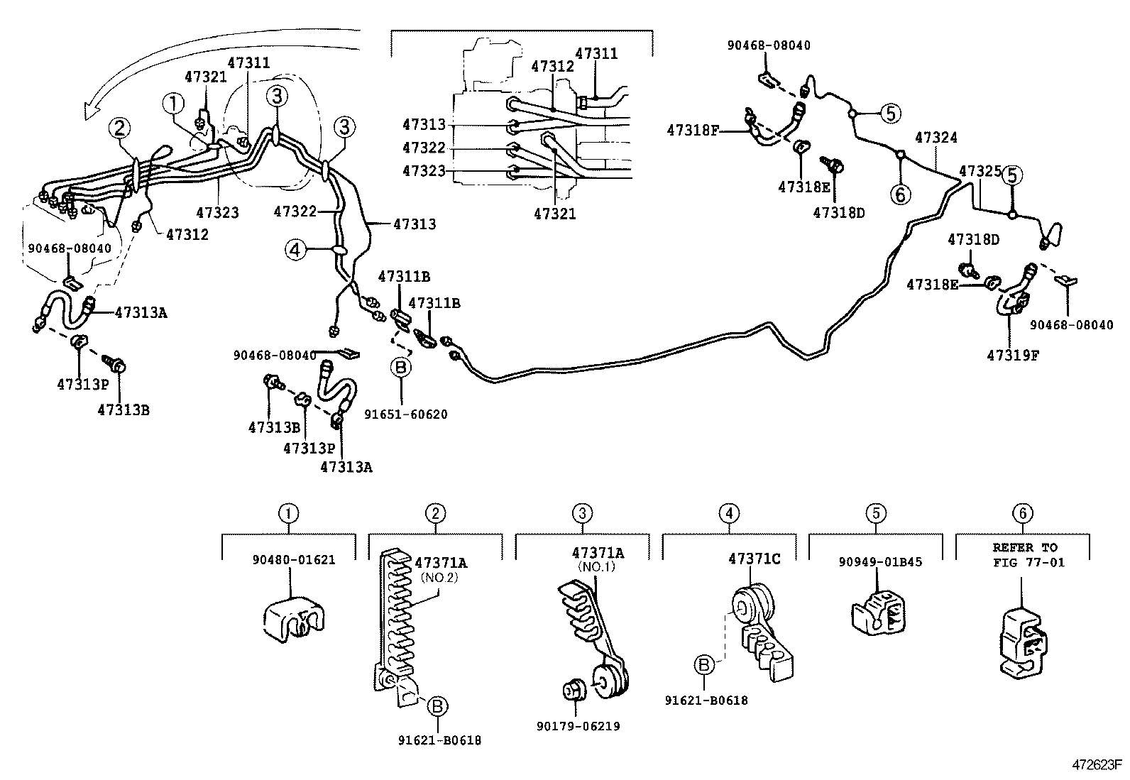  IS200 300 |  BRAKE TUBE CLAMP