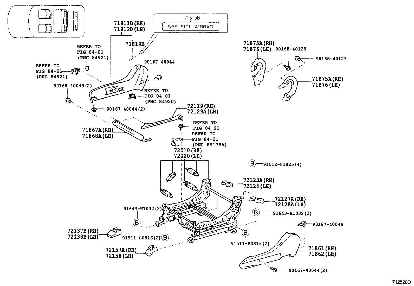  LX470 |  SEAT SEAT TRACK