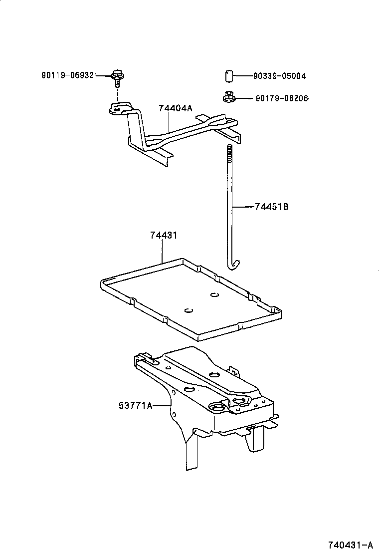  RX300 |  BATTERY CARRIER