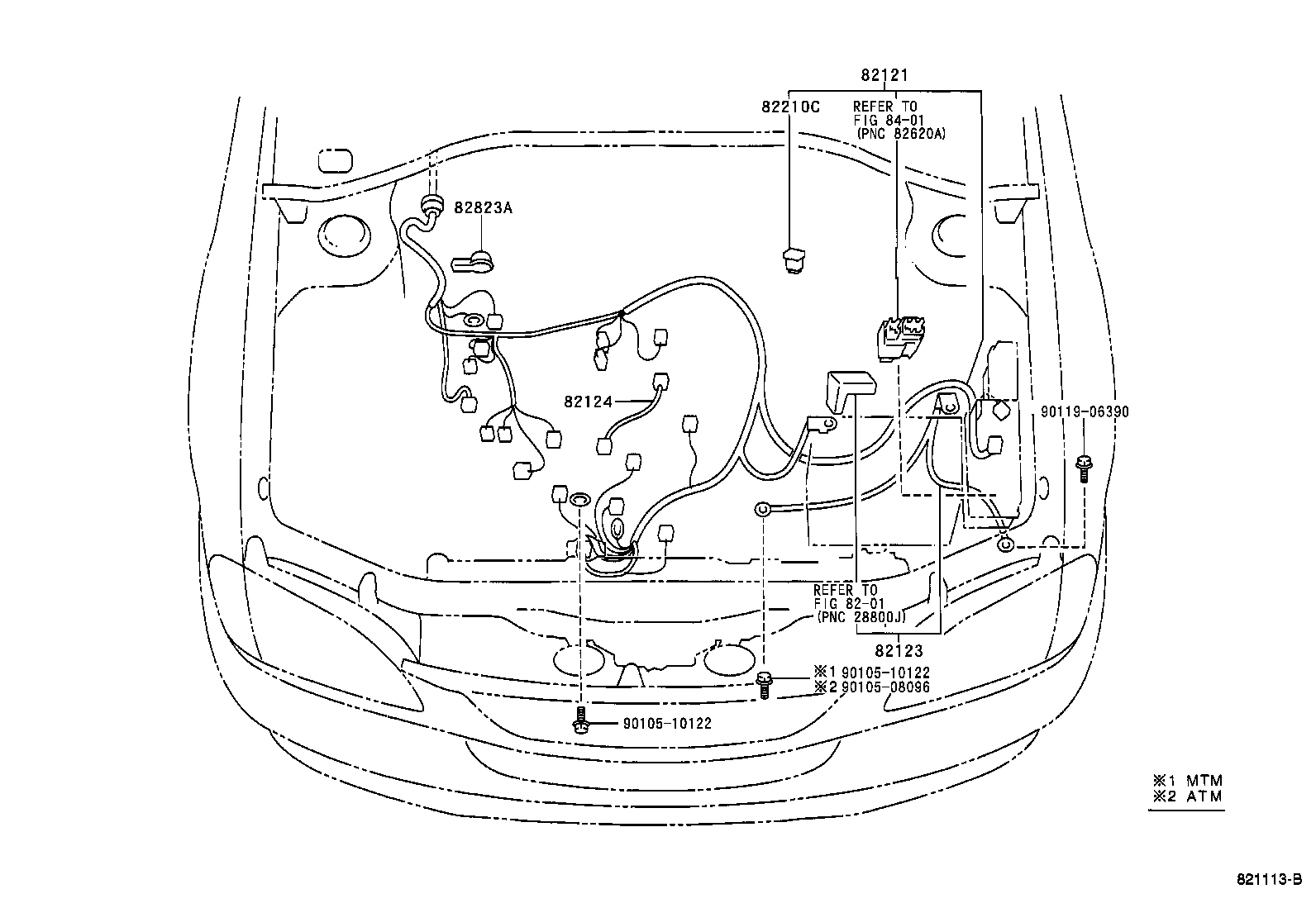  AVENSIS |  WIRING CLAMP