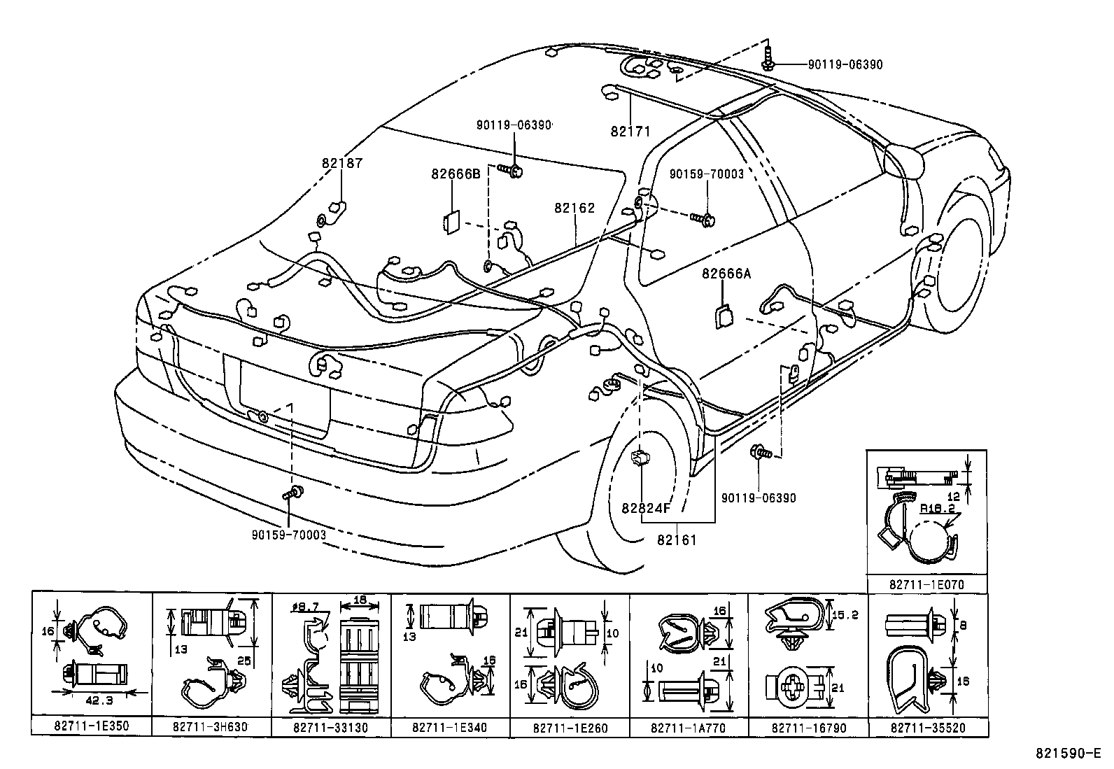  CAMRY |  WIRING CLAMP