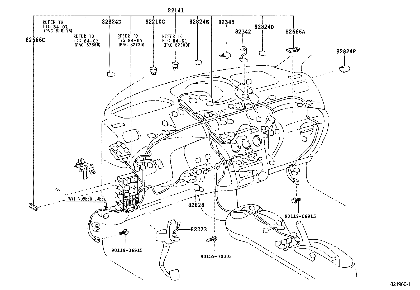  YARIS ECHO VERSO |  WIRING CLAMP