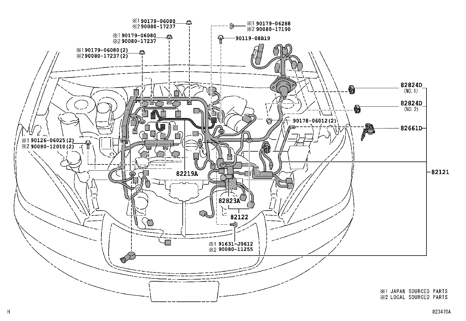  RX300 330 350 |  WIRING CLAMP