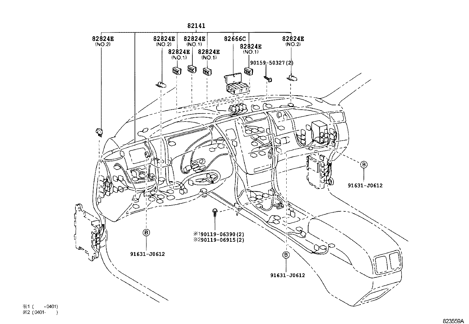  LS430 |  WIRING CLAMP