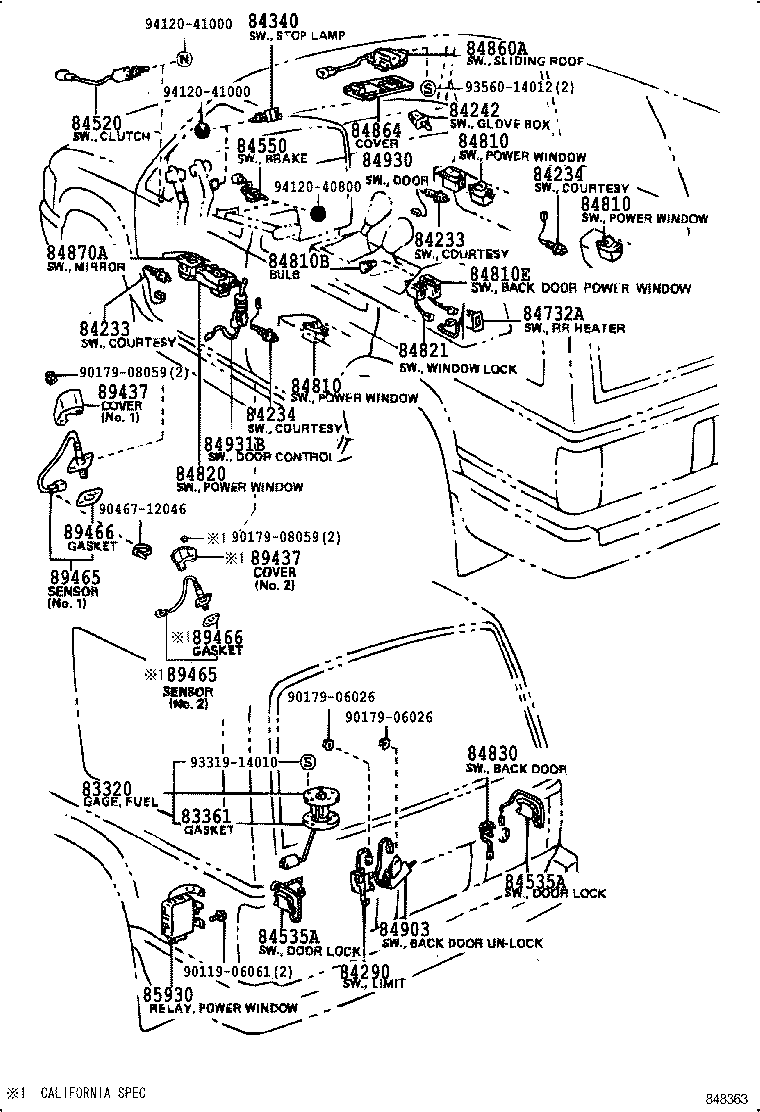  HILUX |  SWITCH RELAY COMPUTER