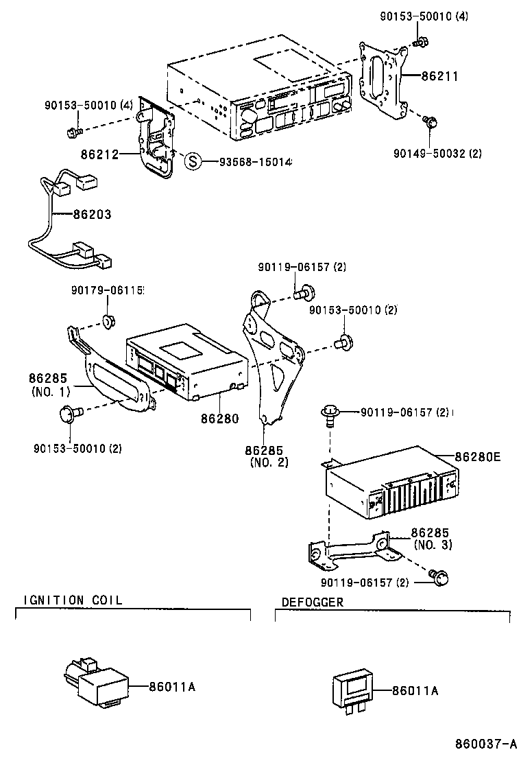  CELICA |  RADIO RECEIVER AMPLIFIER CONDENSER