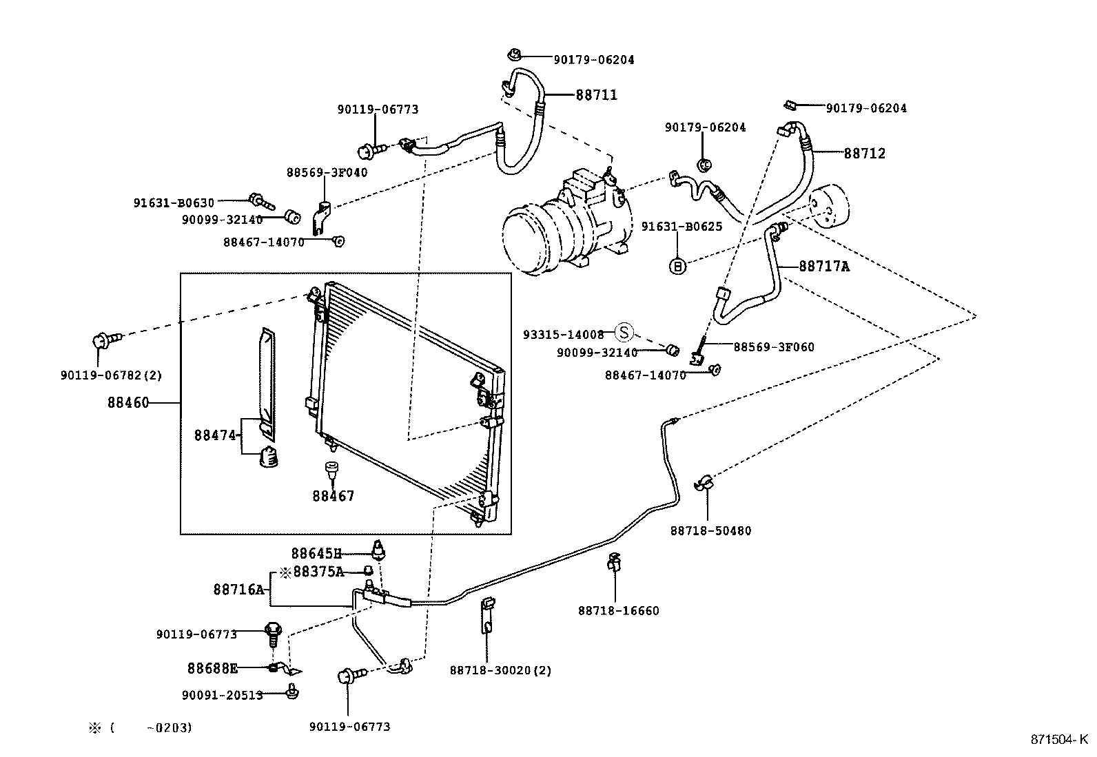  GS300 430 |  HEATING AIR CONDITIONING COOLER PIPING