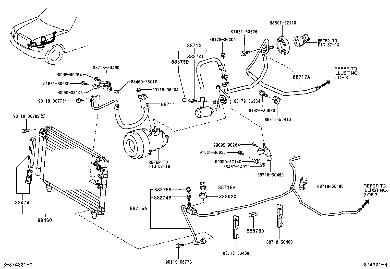  LS430 |  HEATING AIR CONDITIONING COOLER PIPING